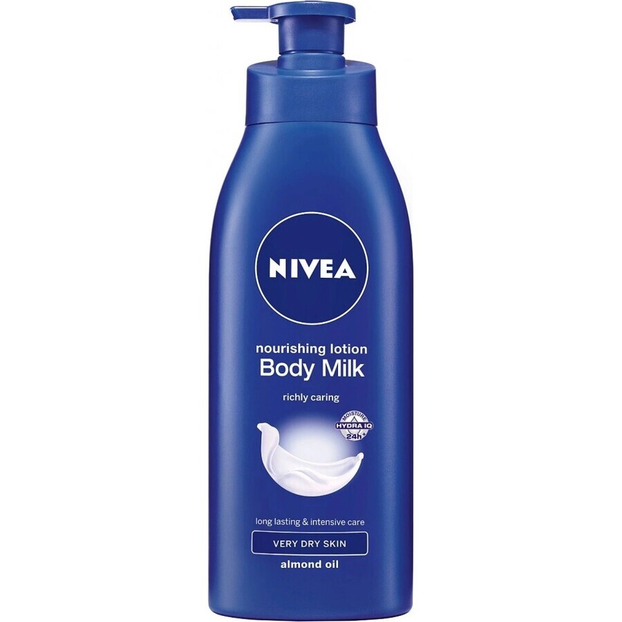 NIVEA BODY MILK - DRY SHEATH 1×400 ml, îngrijire de lungă durată