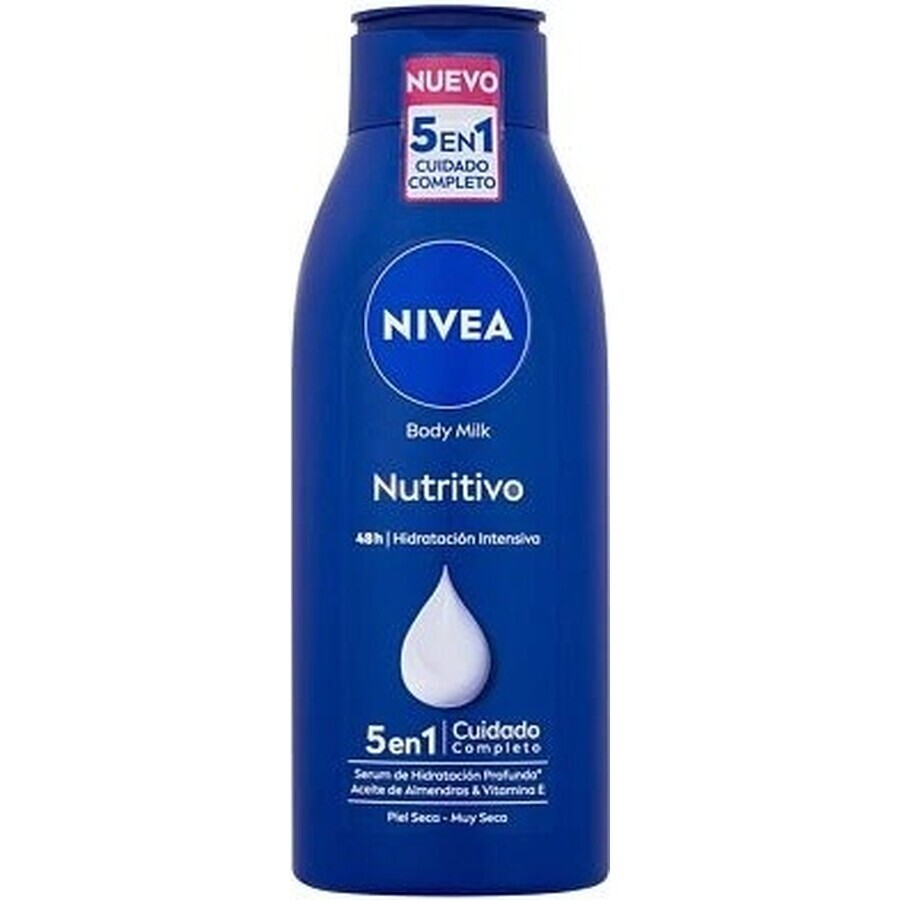 NIVEA BODY MILK - DRY SHEATH 1×400 ml, îngrijire de lungă durată