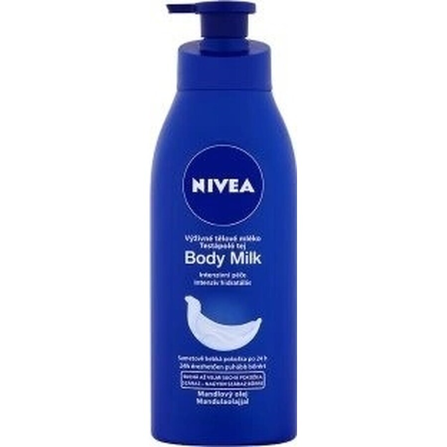 NIVEA BODY MILK - DRY SHEATH 1×400 ml, îngrijire de lungă durată