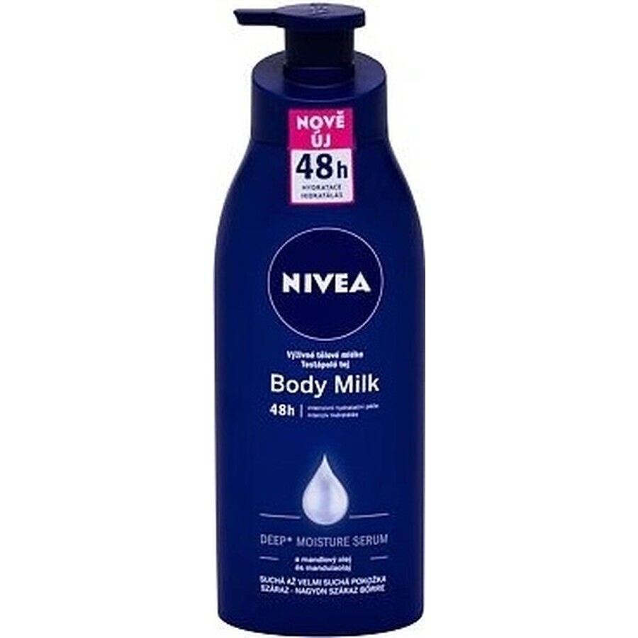 NIVEA BODY MILK - DRY SHEATH 1×400 ml, îngrijire de lungă durată