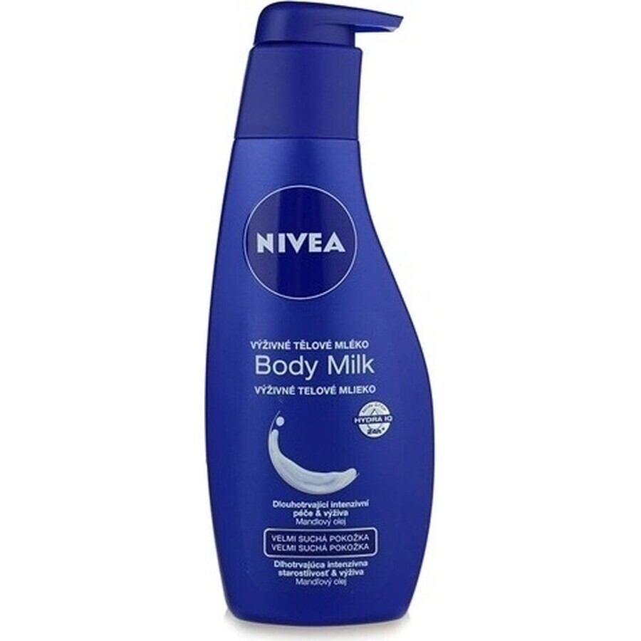 NIVEA BODY MILK - DRY SHEATH 1×400 ml, îngrijire de lungă durată