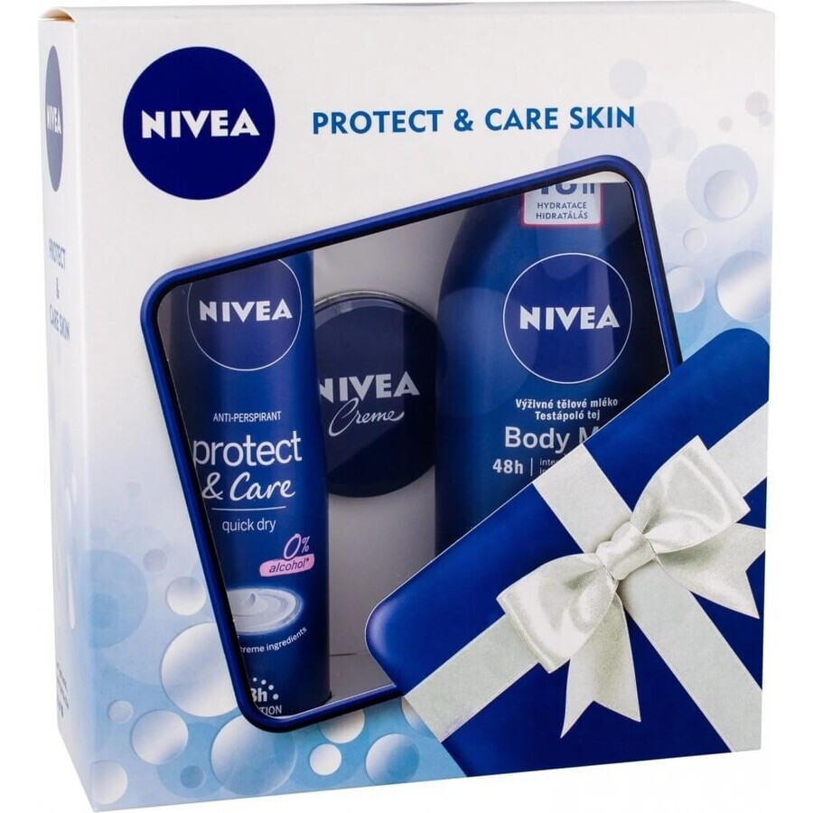 NIVEA BODY MILK - DRY SHEATH 1×400 ml, îngrijire de lungă durată