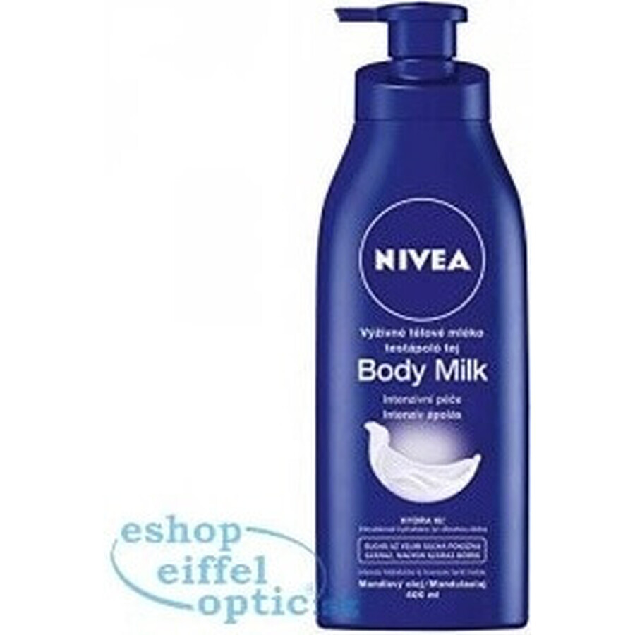 NIVEA BODY MILK - DRY SHEATH 1×400 ml, îngrijire de lungă durată