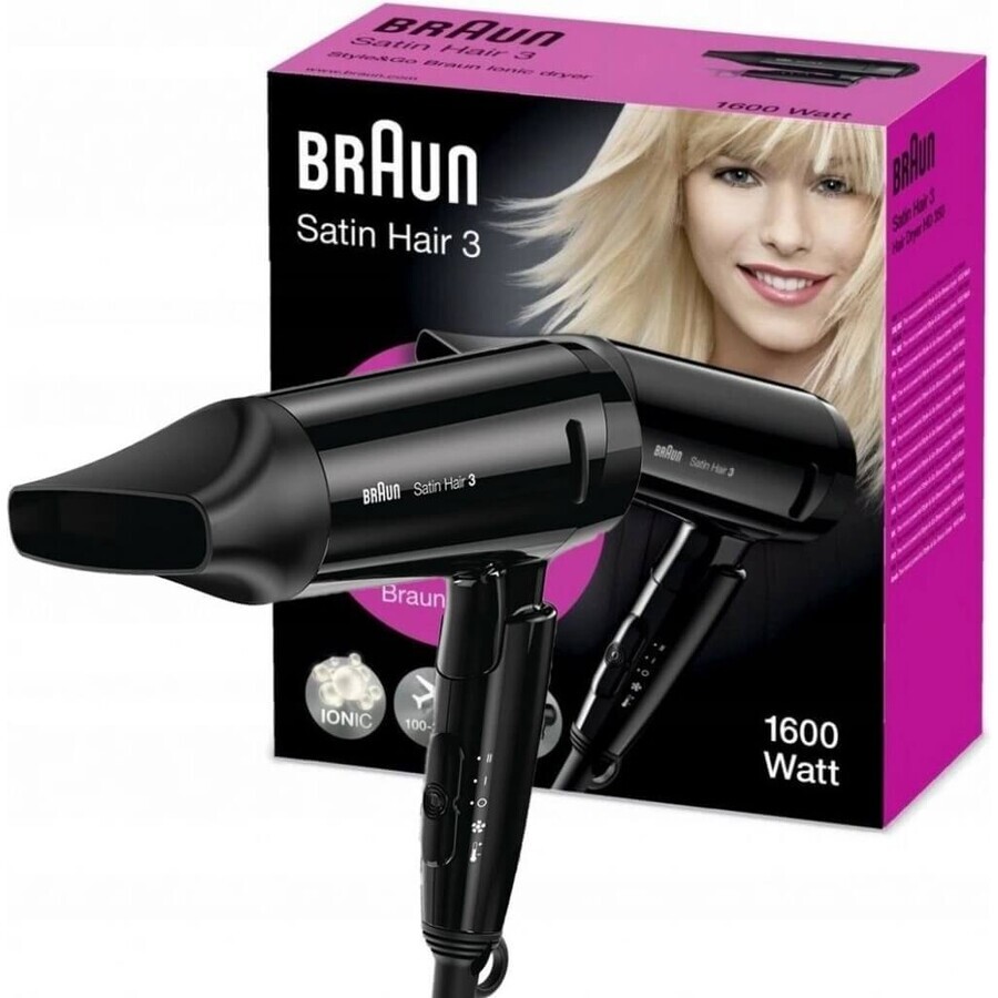 Braun Satin Hair 3 Hd 350 To Go 1pc 1×1 1pc haardroger