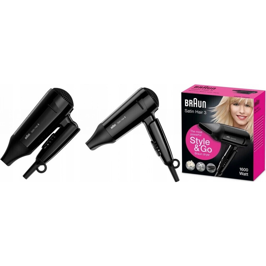 Braun Satin Hair 3 Hd 350 To Go 1pc 1×1 1pc haardroger