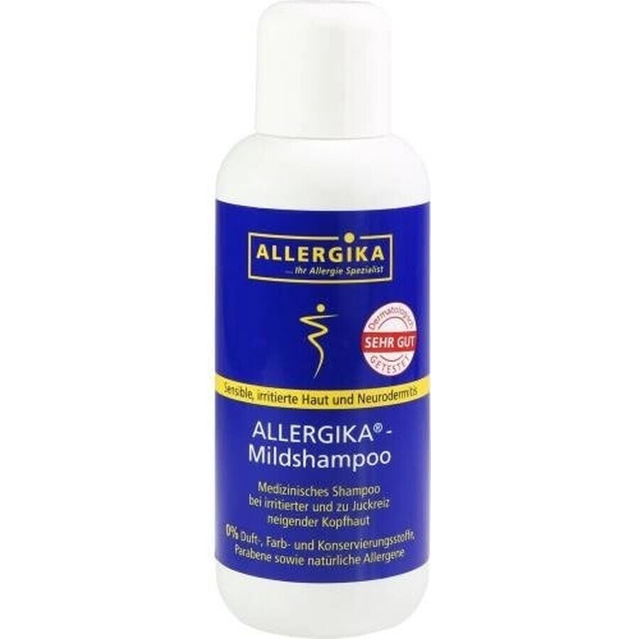 ALLERGIKA Shampooing doux 1×200 ml pour les peaux irritées et sensibles