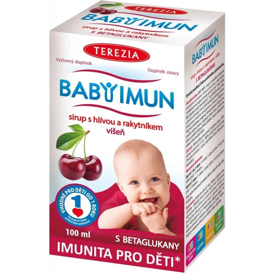 TEREZIA BABY BABY IMMUN syrup with hawthorn and sea buckthorn 1×100 ml, food supplement