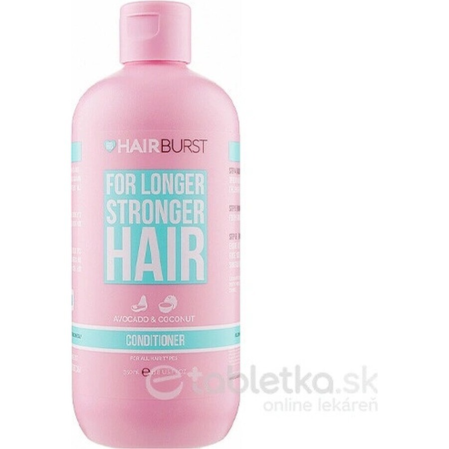 HAIRBURST Acondicionador - para cabellos más largos y gruesos 1×350 ml, acondicionador para cabellos gruesos