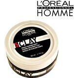 L'Oréal Professionnel Styling Clay for Men Clay 1×50 ml, Styling Clay