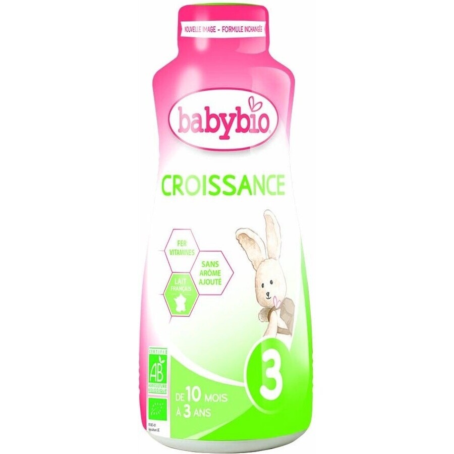 BABYBIO Croissance 3 flüssige Bio-Babymilch (1 Liter) 1×1 l