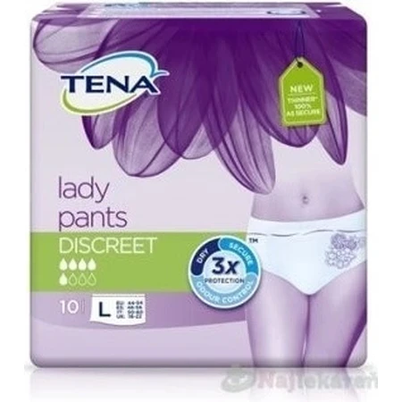 TENA Silhouette Normal L 1×10 sztuk, majtki chłonne na nietrzymanie moczu: ceny i cechy