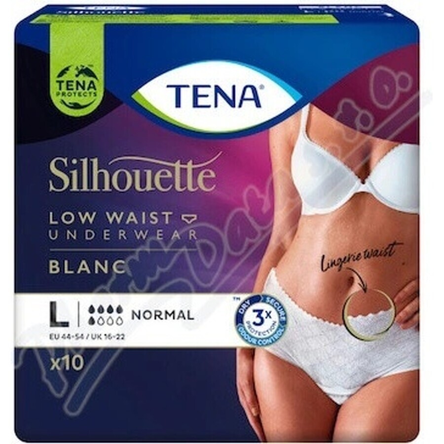 TENA Silhouette Normal L 1×10 pezzi, slip per incontinenza