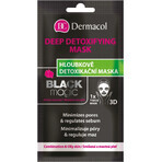 Dermacol Black Magic Textile Detoxifying Mask 1×1 piece, skin detoxification