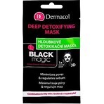 Dermacol Black Magic Textile Detoxifying Mask 1×1 piece, skin detoxification