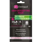 Dermacol Black Magic Textile Detoxifying Mask 1×1 piece, skin detoxification