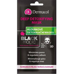 Dermacol Black Magic Textile Detoxifying Mask 1×1 piece, skin detoxification