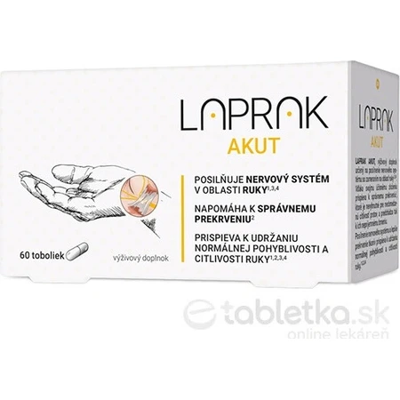 LAPRAK AKUT 1×60 tbl, Nahrungsergänzungsmittel für das Nervensystem