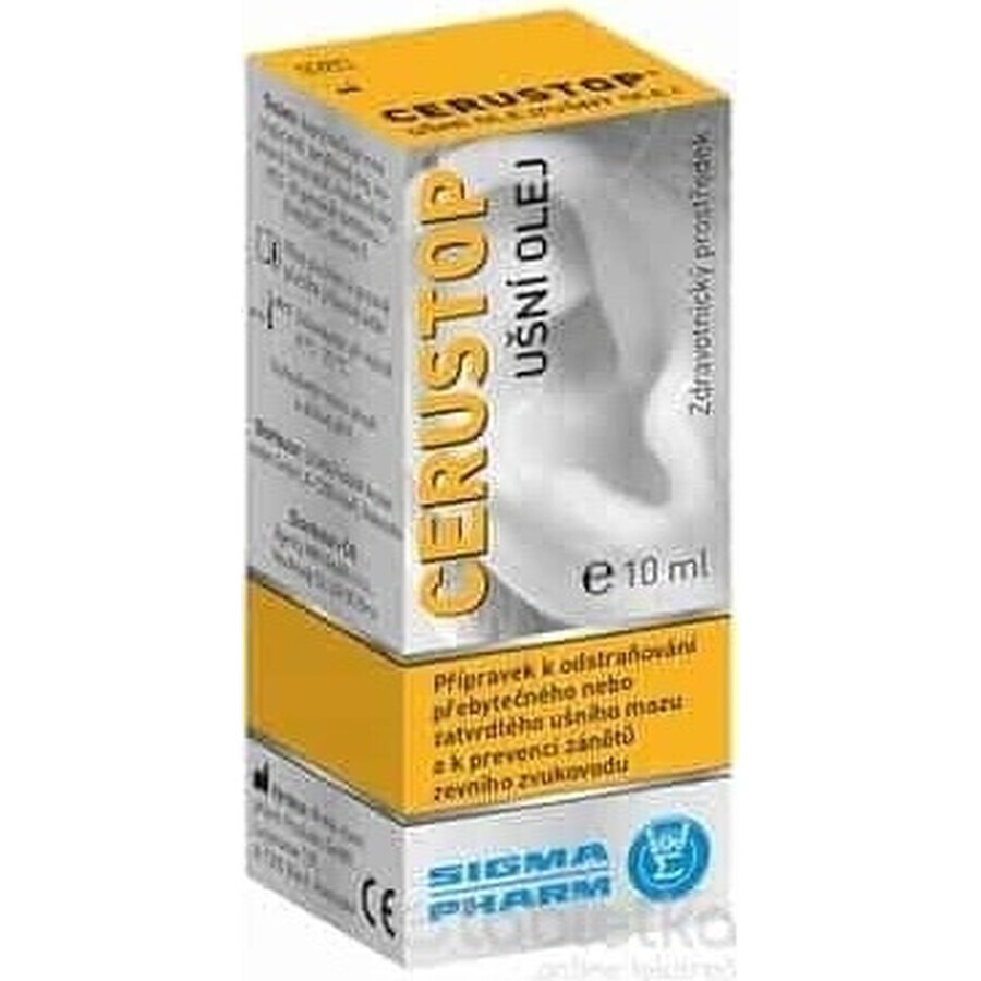 Cerustop aceite ótico 1×10 ml, aceite oral