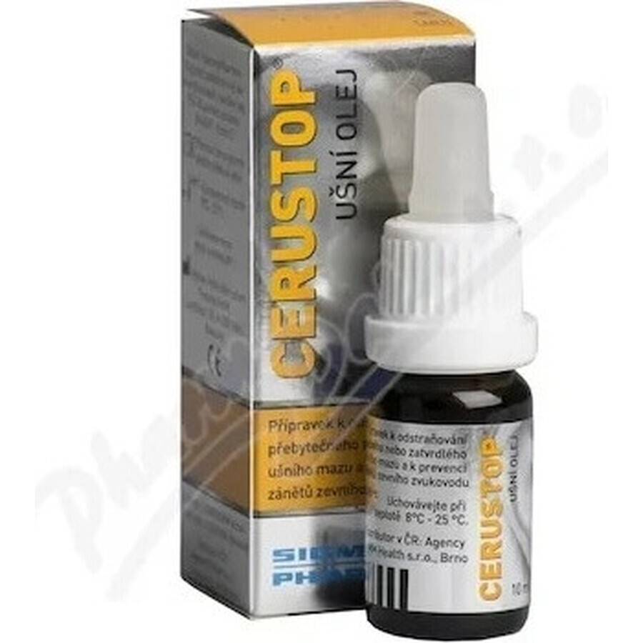 Cerustop aceite ótico 1×10 ml, aceite oral