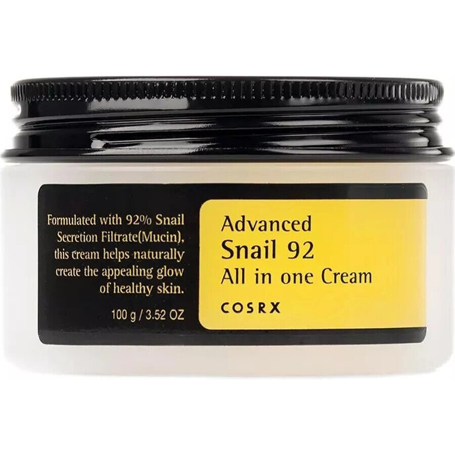 COSRX Advanced Snail 92 All In One Cream 1×100 g, crema idratante