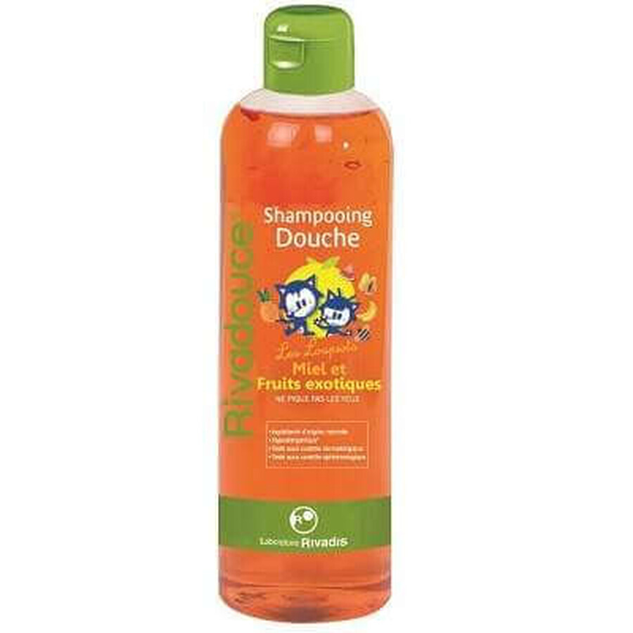 Shampoo en douchegel met honing en vruchten Rivadouce, 500ml, Laboratoire Rivadis