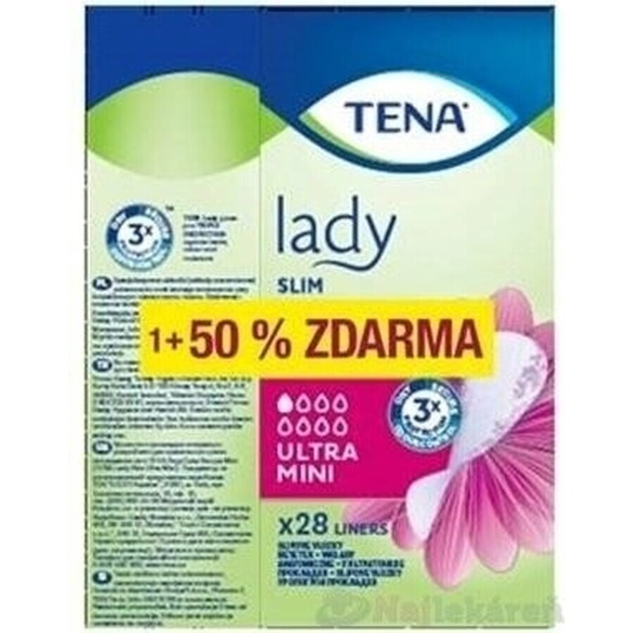 TENA Lady Slim Ultra Mini 1×42 stuks, maandverband voor incontinentie