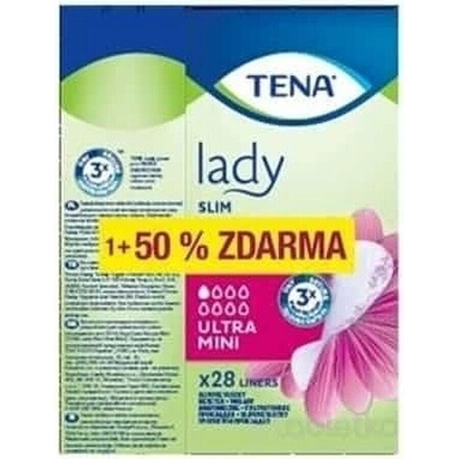 TENA Lady Slim Ultra Mini 1×42 stuks, maandverband voor incontinentie