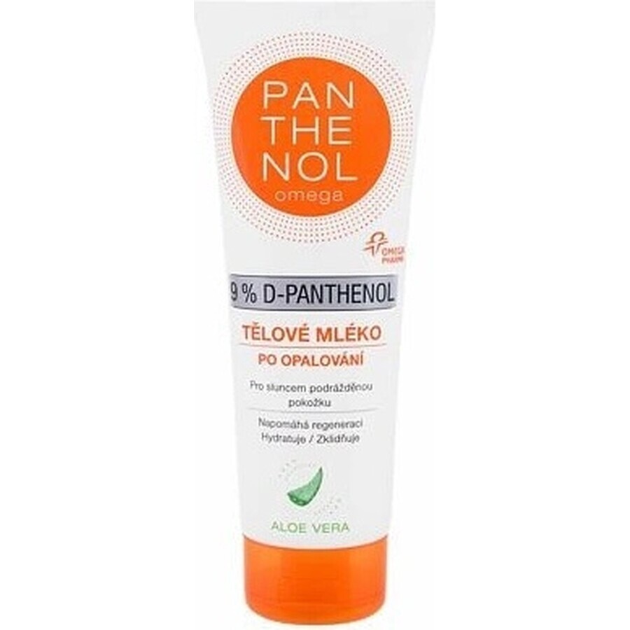 omega PANTHENOL 9% ALOE VERA 1×250 ml, after sun bodylotion