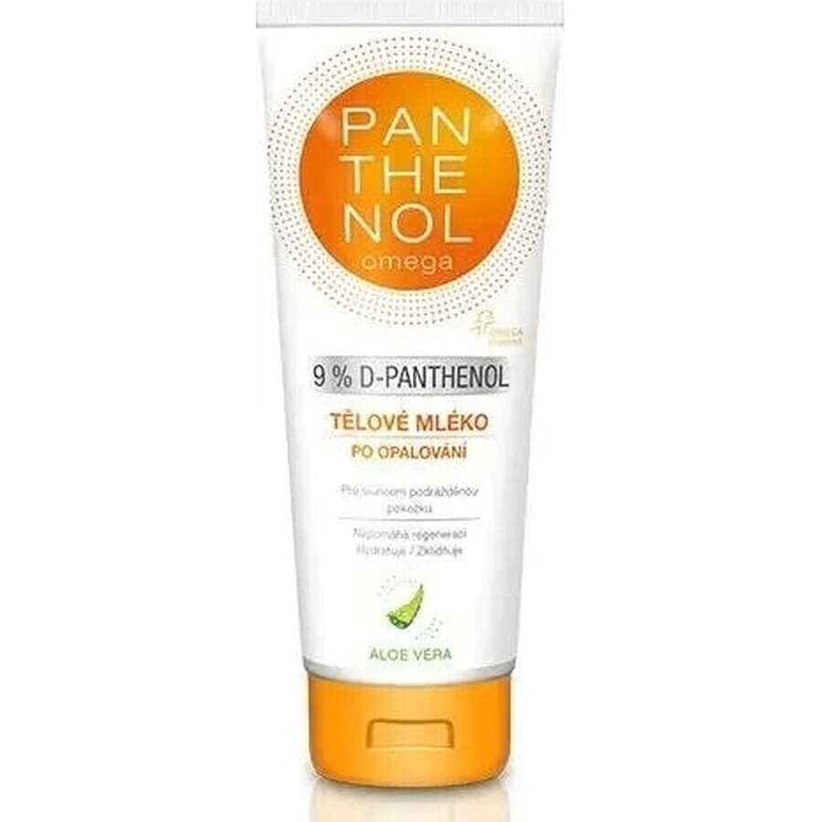 omega PANTHENOL 9% ALOE VERA 1×250 ml, after sun bodylotion