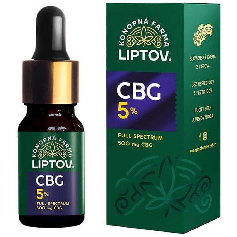 HEMP PHARMA LIPTOV LIPTOV CBG-ÖL 5% 10ML 1×10 ml