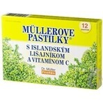 MÜLLER EILAND ZUIGTABLETTEN. KORSTMOS EN VIT. C 1×12 stuks, voor slijmvorming