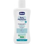 CHICCO Baby Body Shampoo BABY MOMENTS PROTECTION 1×200 ml, reinigt de babyhuid in alle zachtheid.