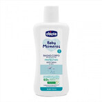 CHICCO Baby Body Shampoo BABY MOMENTS PROTECTION 1×200 ml, reinigt de babyhuid in alle zachtheid.