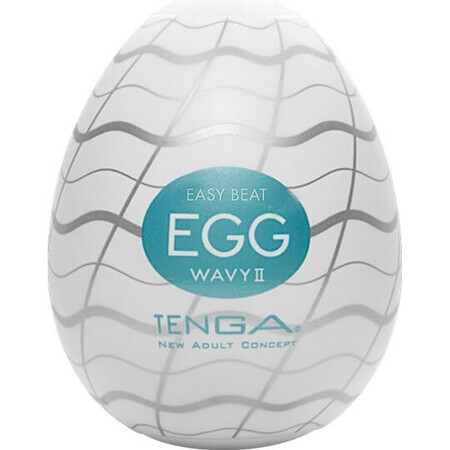 TENGA Masturbator EGG Wavy II 1×1 piece, intimate aid