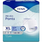 TENA PANTS PLUS EXTRA LARGE 1×12 pieces, stretch absorbent briefs, absorption 1440 ml, hip circumference 120-160 cm