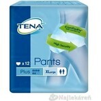 TENA PANTS PLUS EXTRA LARGE 1×12 pieces, stretch absorbent briefs, absorption 1440 ml, hip circumference 120-160 cm