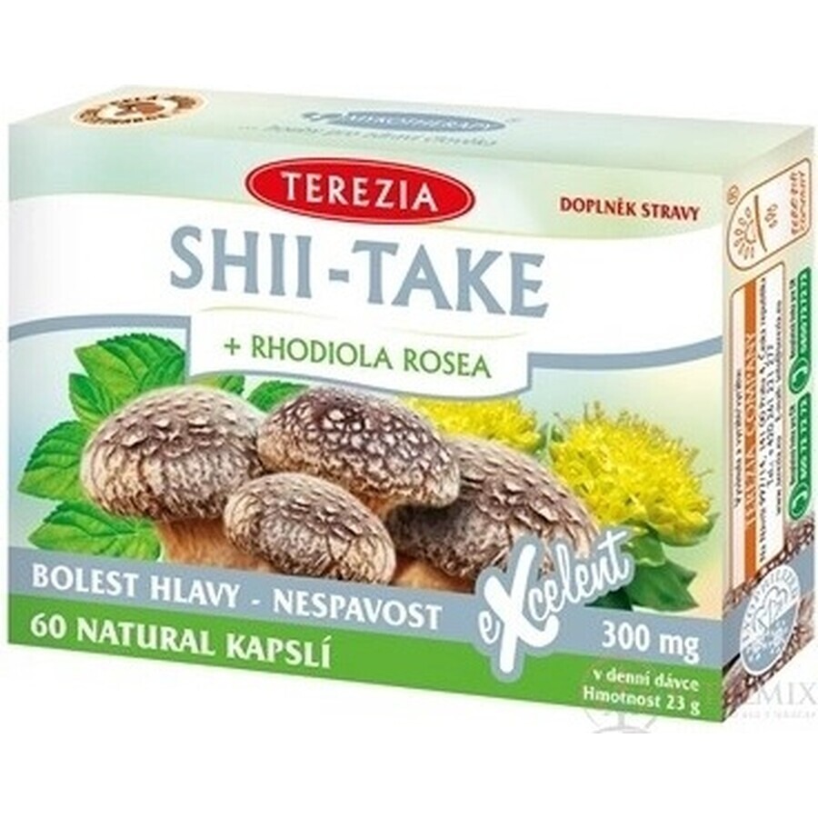 TEA THEREZIA SHII-TAKE + RHODIOLA ROSEA 1×60 cps, food supplement