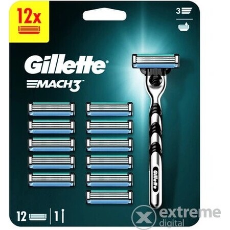 Gillette Mach3 Special Pack Radea + 12nh 1×1 pc