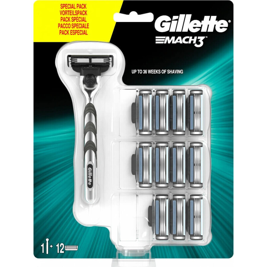 Gillette Mach3 Special Pack Radea + 12nh 1×1 pc