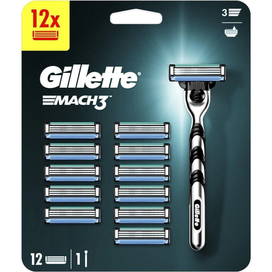 Gillette Mach3 Special Pack Radea + 12nh 1×1 pc