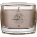 Yankee Candle - Warm Cashmere 1×37g bougie votive en verre, bougie parfumée