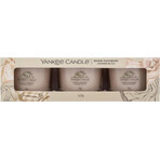 Yankee Candle - Warm Cashmere 1×37g bougie votive en verre, bougie parfumée