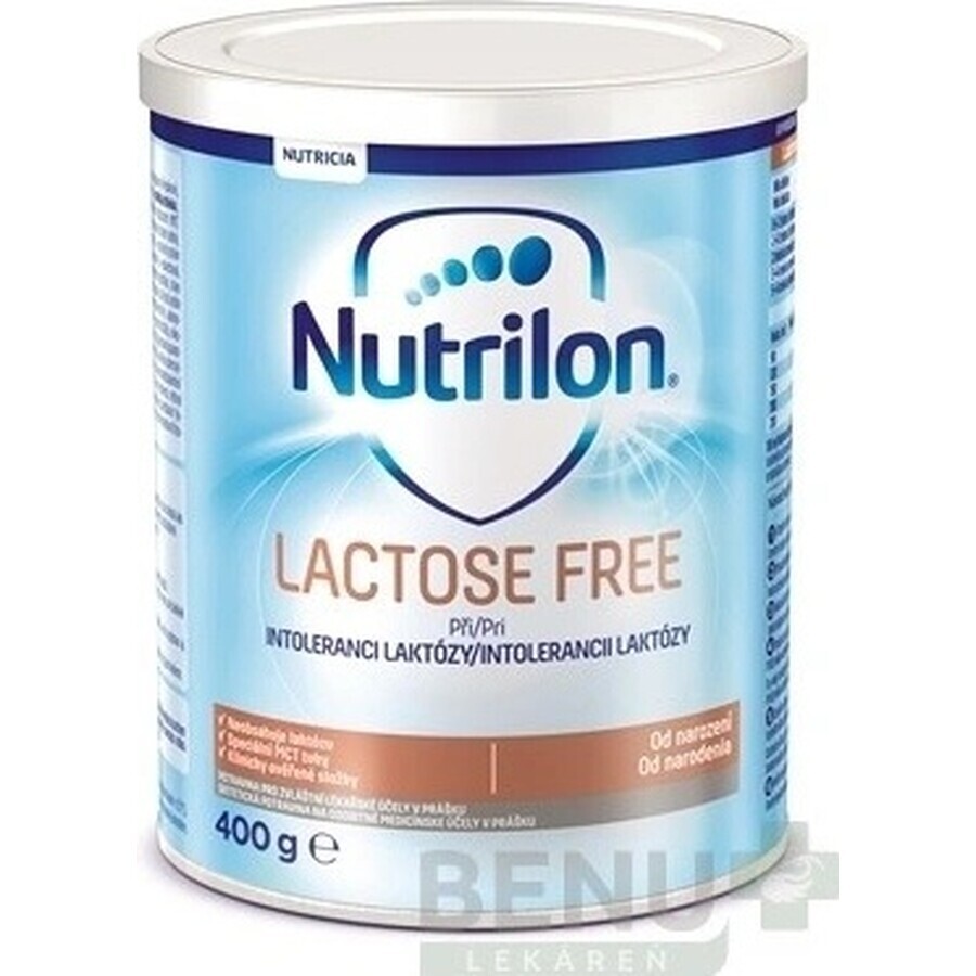 Nutrilon LACTOSE FREE 1×400 g, milk formula, from birth