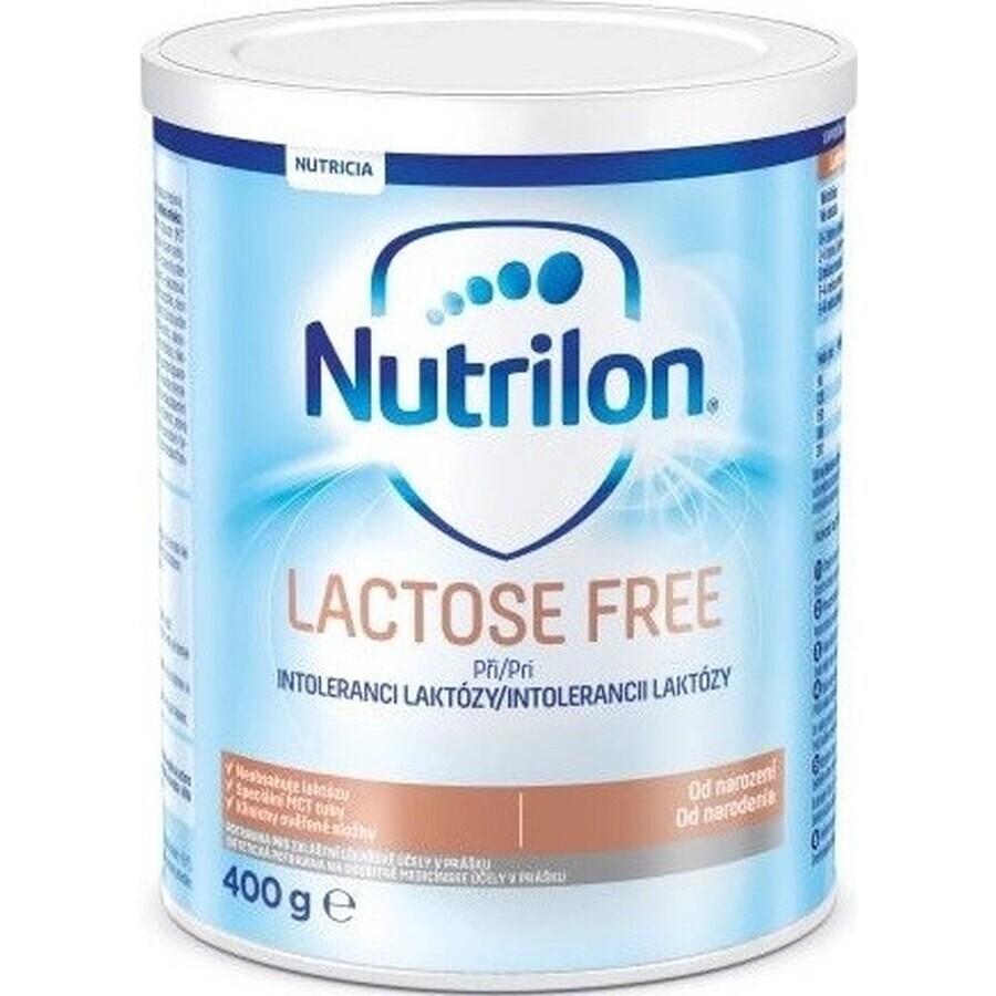 Nutrilon LACTOSE FREE 1×400 g, milk formula, from birth