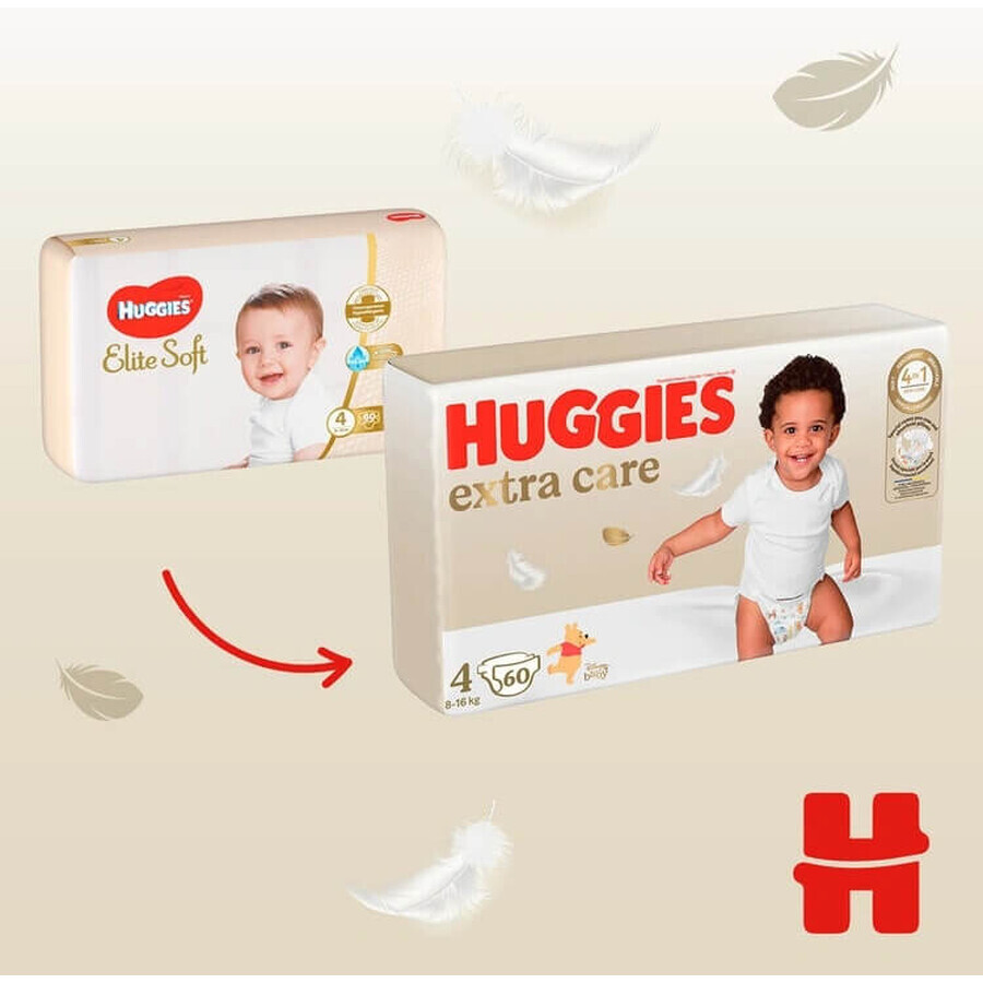 HUGGIES Elite Soft 4 Pañales 33 piezas 1×1 piezas