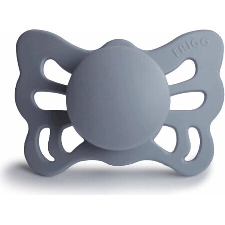 FRIGG Butterfly Butterfly Anatomical Silicone Soother Great Gray, 0-6m 1×1 pc, silicone soother