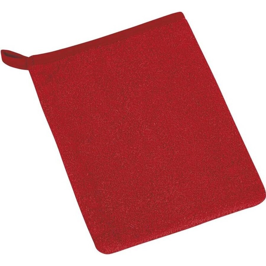 Badstof Badstof 17x25cm 23/14 rood 1×1, washandje