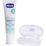 CHICCO Gel lenitivo per i denti e set di spazzolini con scatola 4m + 1×1 pz.