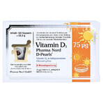 Bio Vitamina D3 3000IU D-Perlas 75 mcg, 80 cápsulas blandas, Pharma Nord