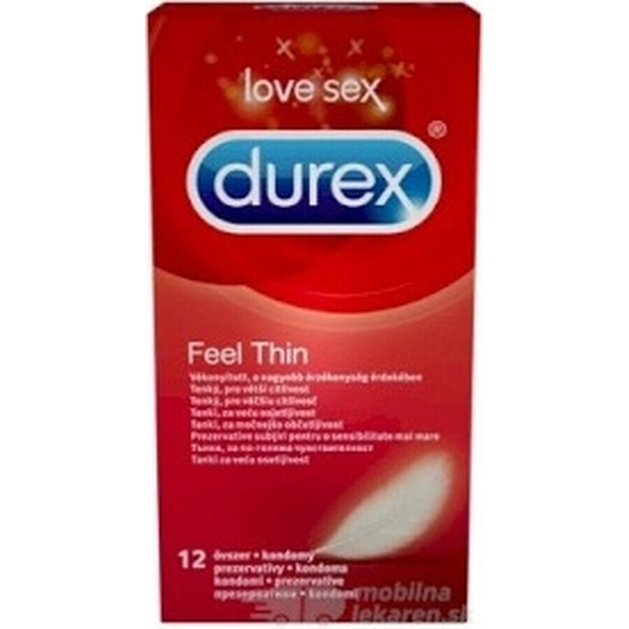 DUREX Feel Thin Classic 1×12 buc, prezervative